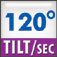 Tilt/sec 120°